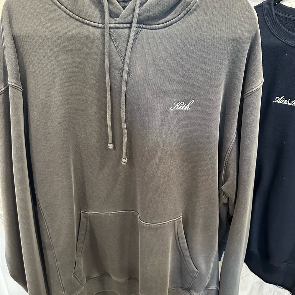 Kith Williams III Hoodie - SS23 Cloud Cover Grey